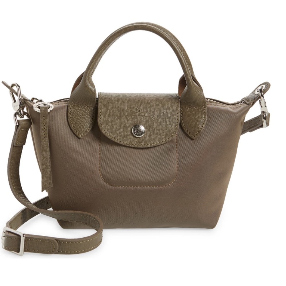 BNWT Longchamp Le Pliage Neo Nylon Extra Small Taupe Bag